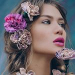 A girl in her spring look