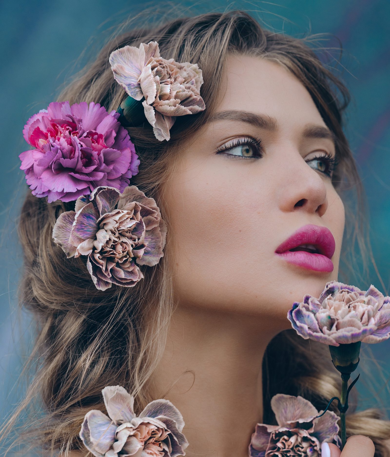 A girl in her spring look