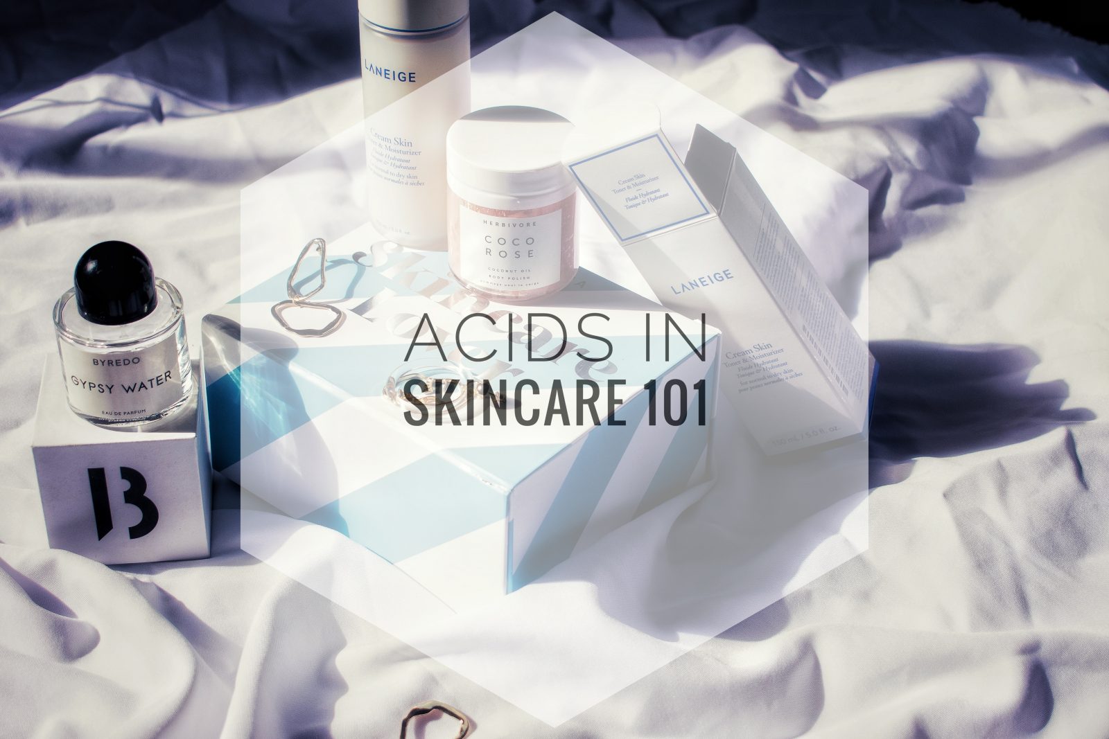 Acids in skincare