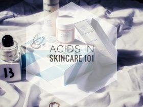 Acids in skincare