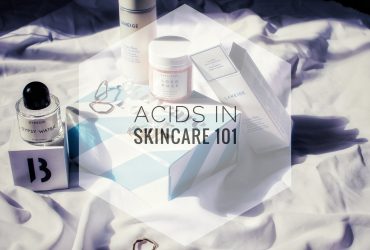 Acids in skincare