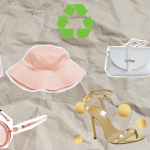 The image includes clothing pieces that has been made sustainable